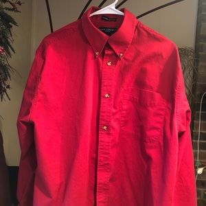 Ivy Crew large red button down oxford.